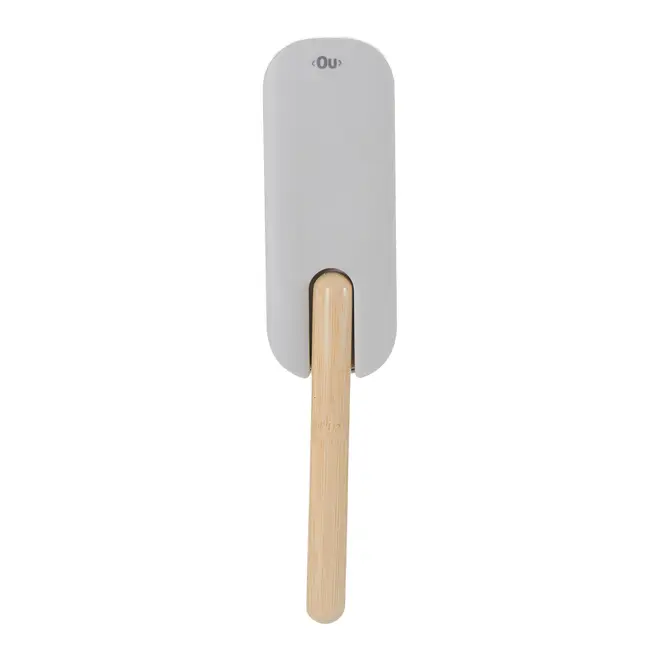ESCOVA TIRA PELO COM SUPORTE BAMBUMIX - BAMBU/BEGE - Foto 7