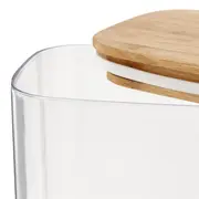 POTE HERMÉTICO 1,5 L BAMBUCCI - INCOLOR/BAMBU - Foto 7
