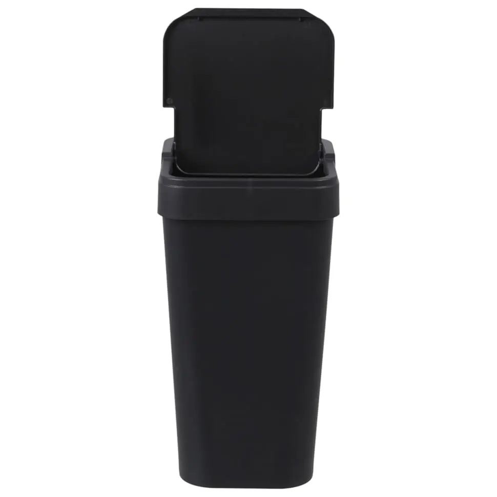 LIXEIRA 15 L FLAP - PRETO - Foto 3
