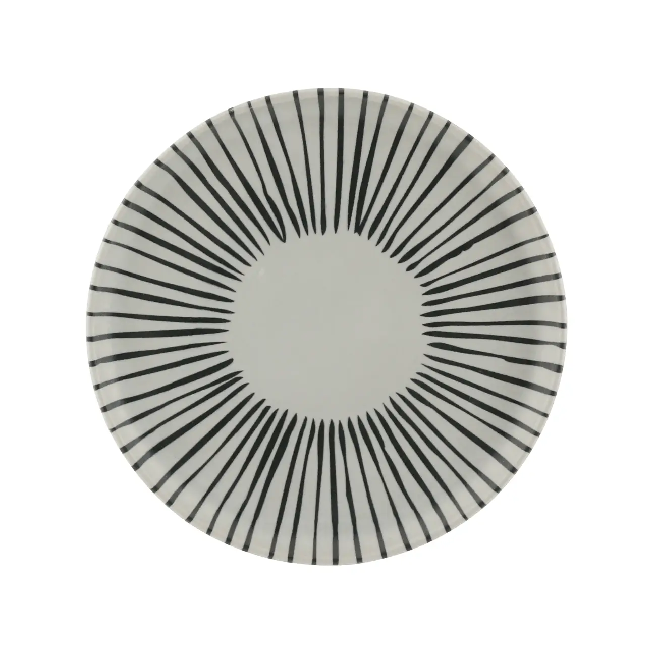 PRATO SOBREMESA SOLEIL - OFF WHITE/PRETO - Foto 1