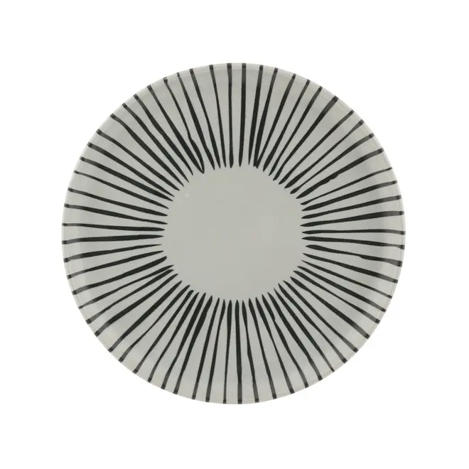 PRATO SOBREMESA SOLEIL - OFF WHITE/PRETO - Foto 1