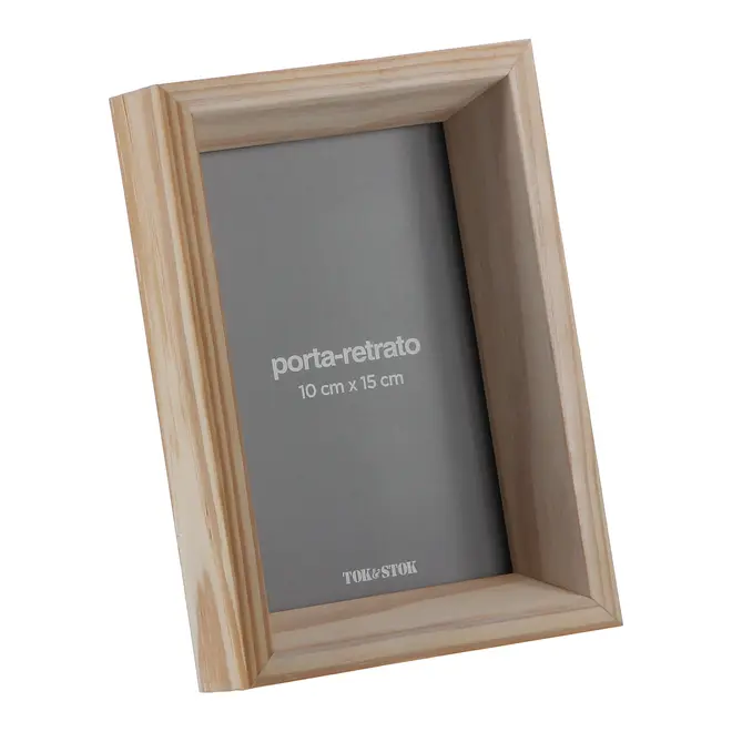 PORTA-RETRATO 10 CM X 15 CM FOCCUS - NATURAL WASHED - Foto 2