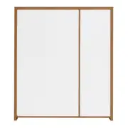 ARMÁRIO PARA ESCRITÓRIO ALTO 1 PORTA BOSS - OAK TAMMI/BRANCO - Foto 7