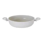 PANELA INDUÇÃO WOK COM TAMPA 28 CM CHEF - OFF WHITE/INCOLOR - Foto 5