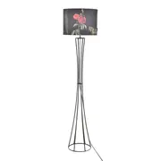 LUMINÁRIA DE CHÃO TORRE C/CUP H NATUREZ - PRETO/MULTICOR - Foto 1