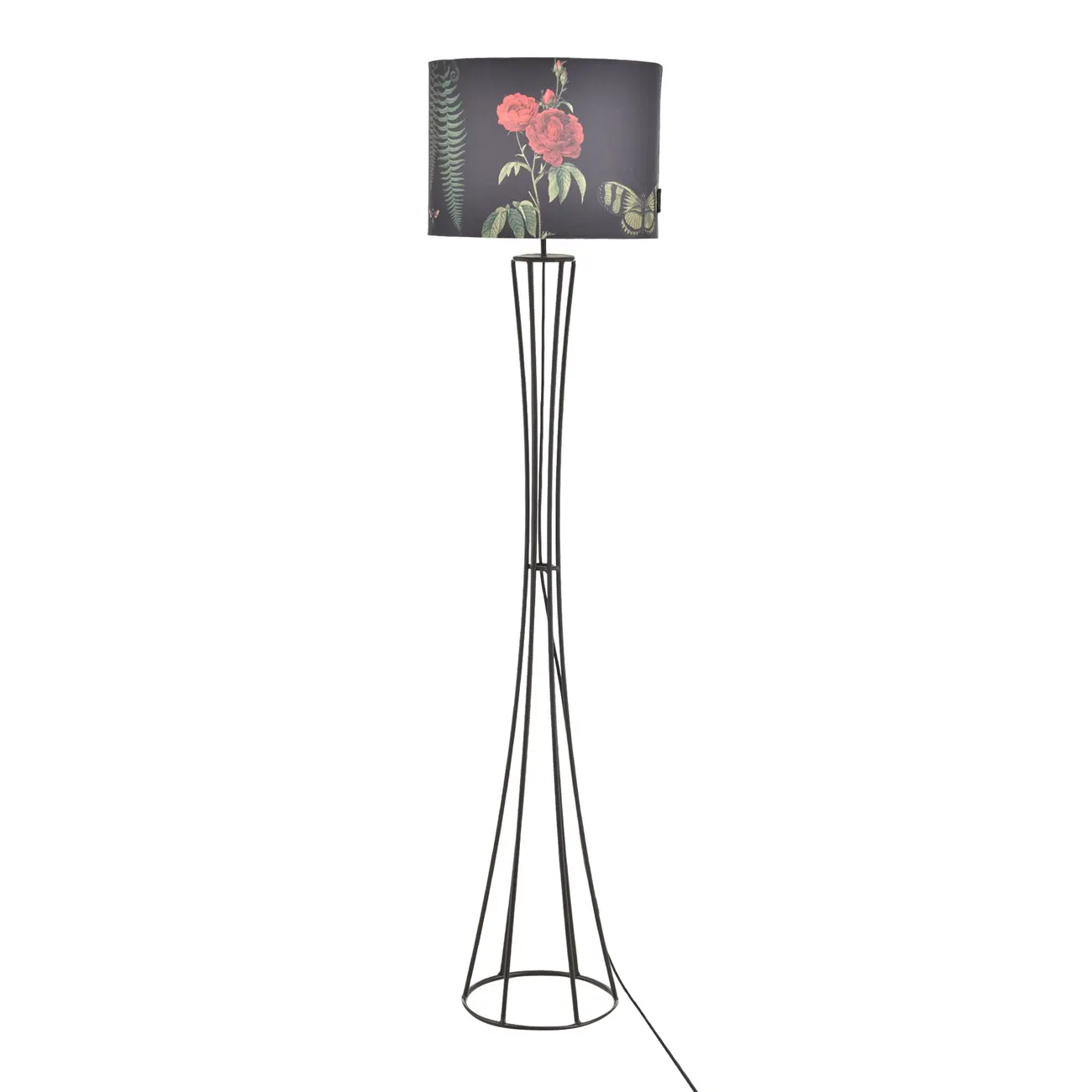 LUMINÁRIA DE CHÃO TORRE C/CUP H NATUREZ - PRETO/MULTICOR - Foto 1