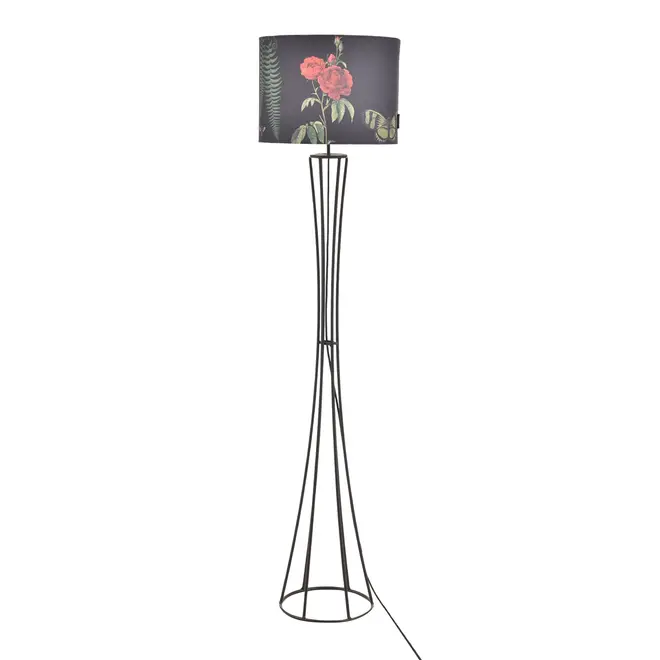 LUMINÁRIA DE CHÃO TORRE C/CUP H NATUREZ - PRETO/MULTICOR - Foto 1