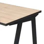 MESA 1,50 M X 60 CM COM CAIXA PARA CONECTIVIDADE ALETA - KONKRET/OAK TAMMI - Foto 5