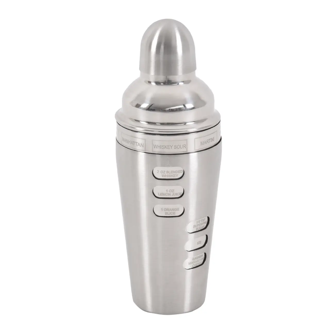 COQUETELEIRA COM RECEITAS 600 ML HELLIN - INOX - Foto 1