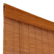 PERSIANA ROLL COM BANDÔ 1 M X 2.20 M BAMBU BAMBA - NOZES/BEGE - Foto 6