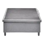 BASE PARA CAMA BOX DE SOLTEIRO 88 CM X 1,88 M COM BAÚ NEST - CINZA - Foto 3