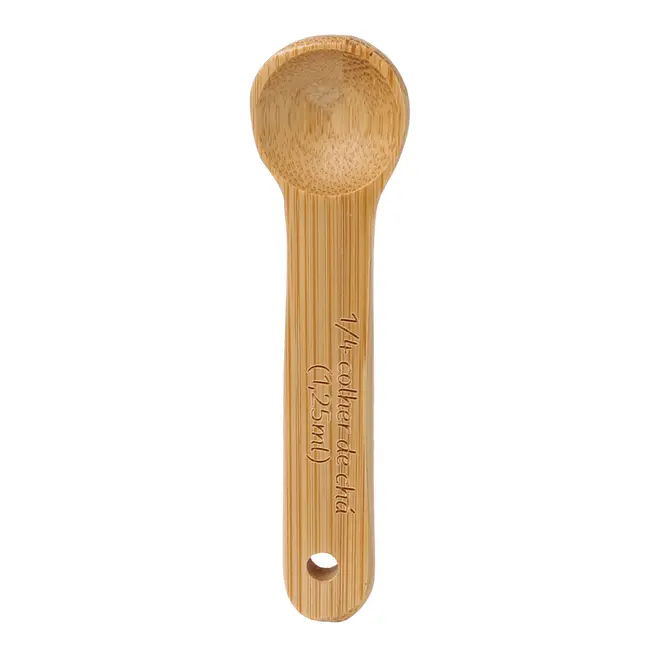 JOGO COM 5 COLHERES MEDIDORAS BAMBOO - BAMBU - Foto 11