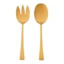 OURO - COLHER E GARFO PARA SALADA COM 2 PEÇAS BERNA