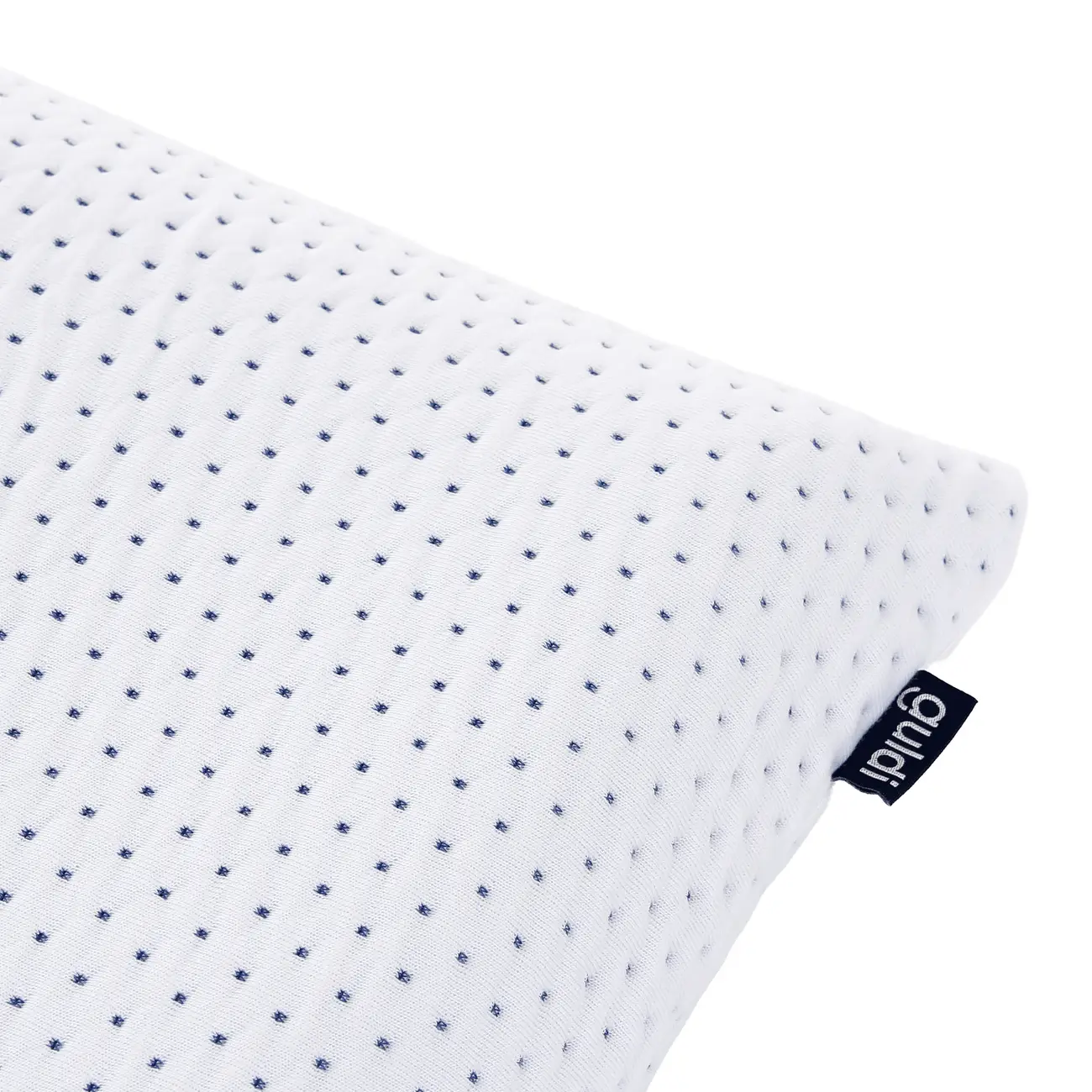 TRAVESSEIRO VISCOELÁSTICO 40 CM X 60 CM X 13 CM GULDI - BRANCO/AZUL CLARO - Foto 4