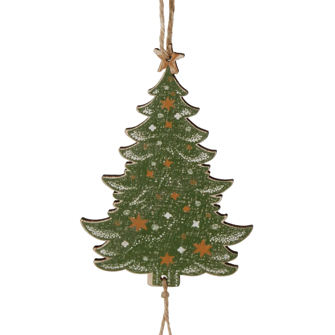 PINGENTE 50 CM VILAREJO NOEL - CASCA DE URUCUM/CIPESTRE - Foto 5