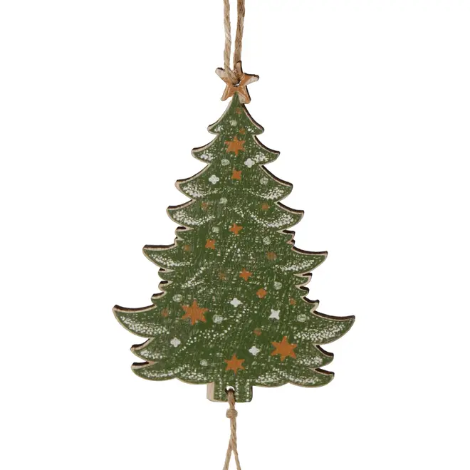 PINGENTE 50 CM VILAREJO NOEL - CASCA DE URUCUM/CIPESTRE - Foto 5