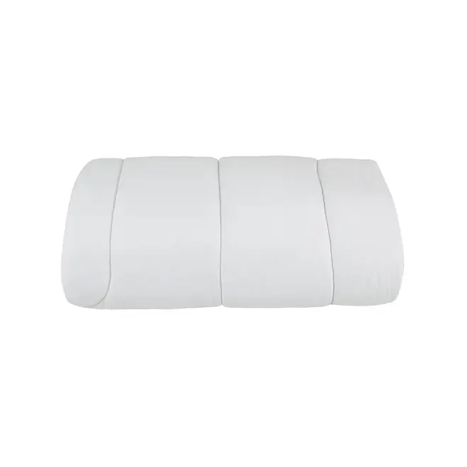 EDREDOM DUPLA-FACE SOLTEIRO 1,60 M X 2,40 M MISCELLAN - OFF WHITE/CAQUI - Foto 2