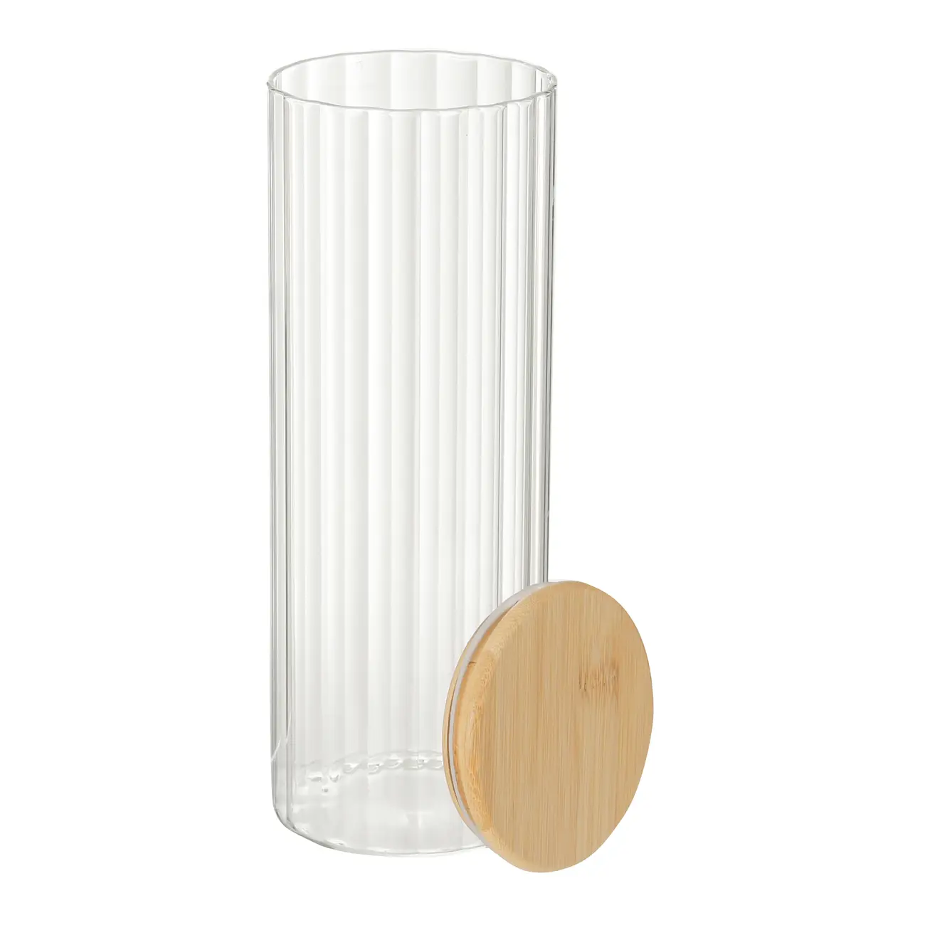 POTE 1,9 L STRICES - INCOLOR/BAMBU - Foto 2