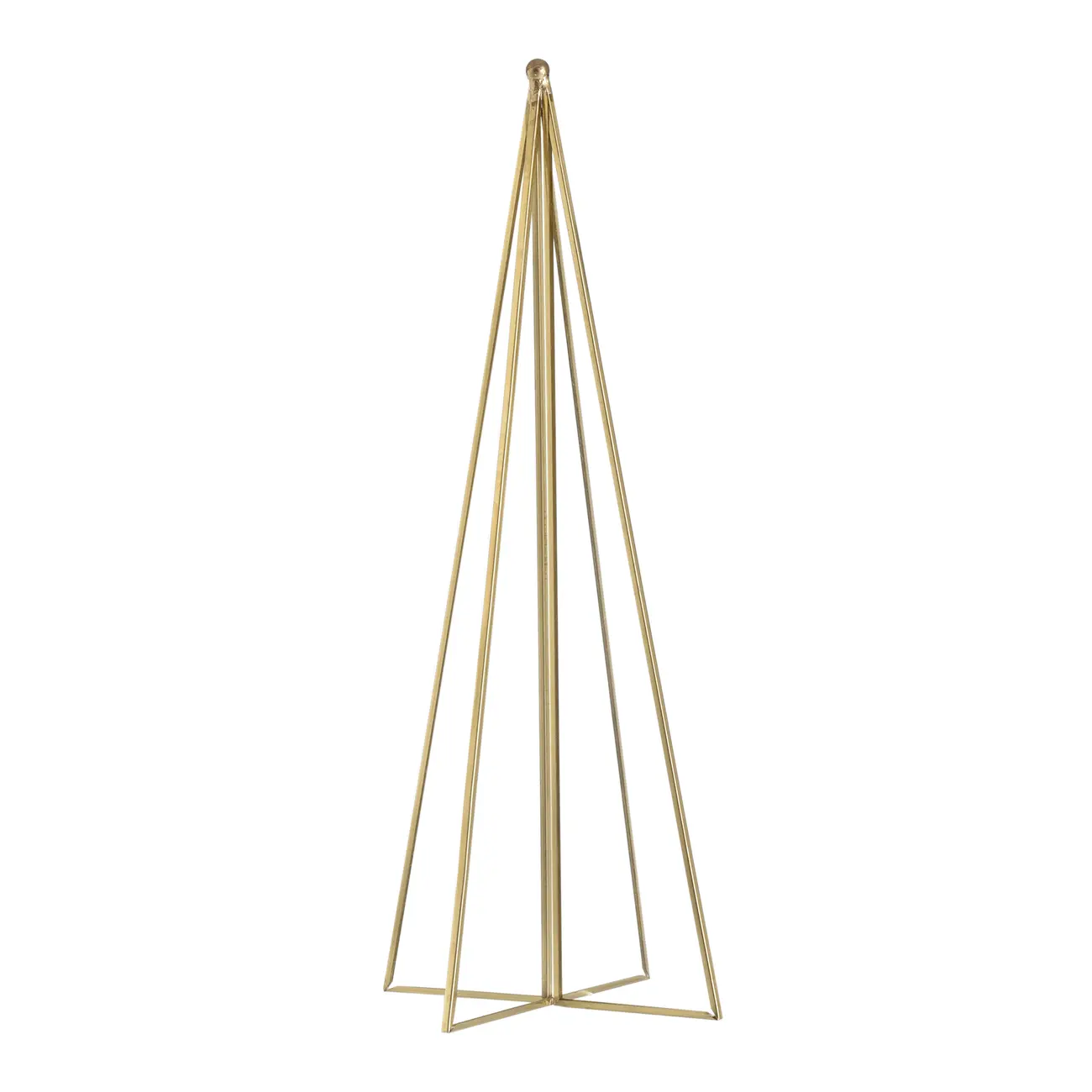 ADORNO ÁRVORE 30 CM NATAL ASTRAL - OURO/INCOLOR - Foto 2