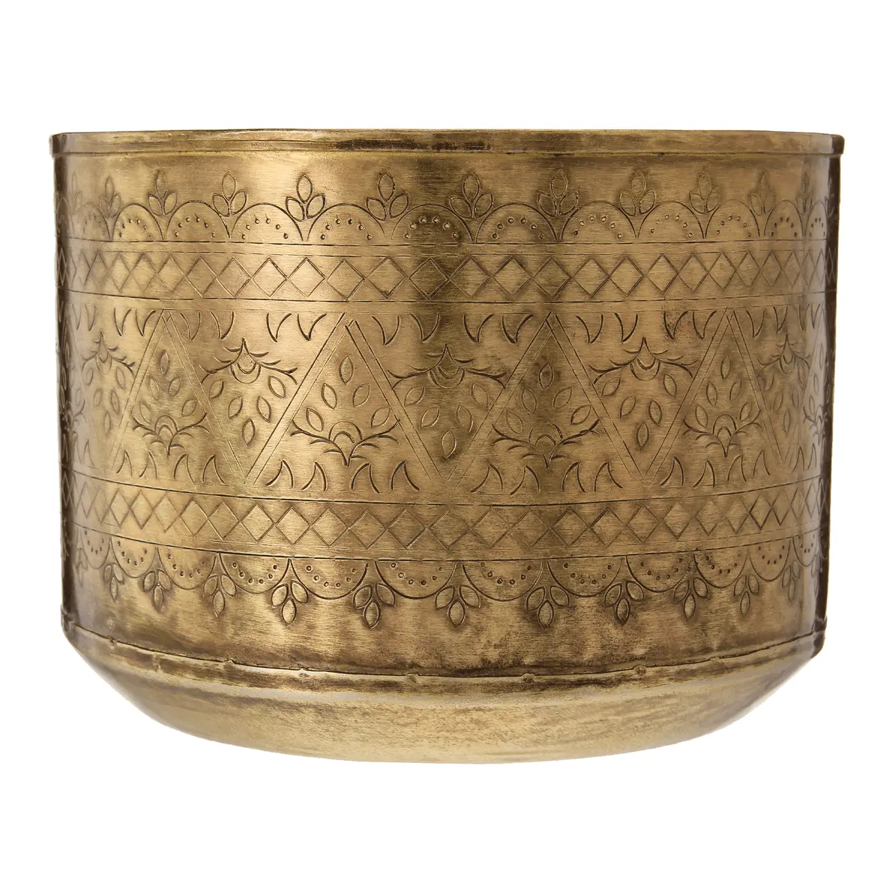 CAIXA DECORATIVA 16 CM X 14 CM PROA - OURO VELHO/NOZES - Foto 6