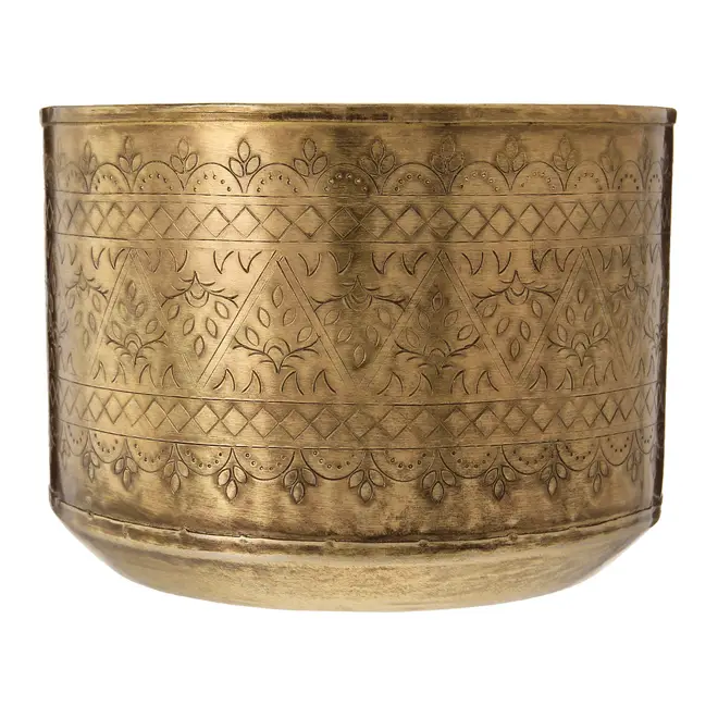 CAIXA DECORATIVA 16 CM X 14 CM PROA - OURO VELHO/NOZES - Foto 6