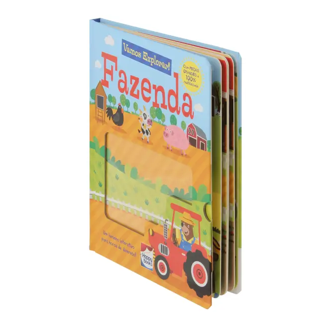 VAMOS EXPLORAR! FAZENDA LIVRO INFANTIL - MULTICOR - Foto 4