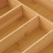 PORTA-TALHERES DE GAVETA BAMBOO - BAMBU - Foto 5