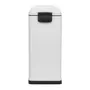 LIXEIRA COM PEDAL 40 L GIBBOUS - BRANCO BRILHANTE/INOX - Foto 9