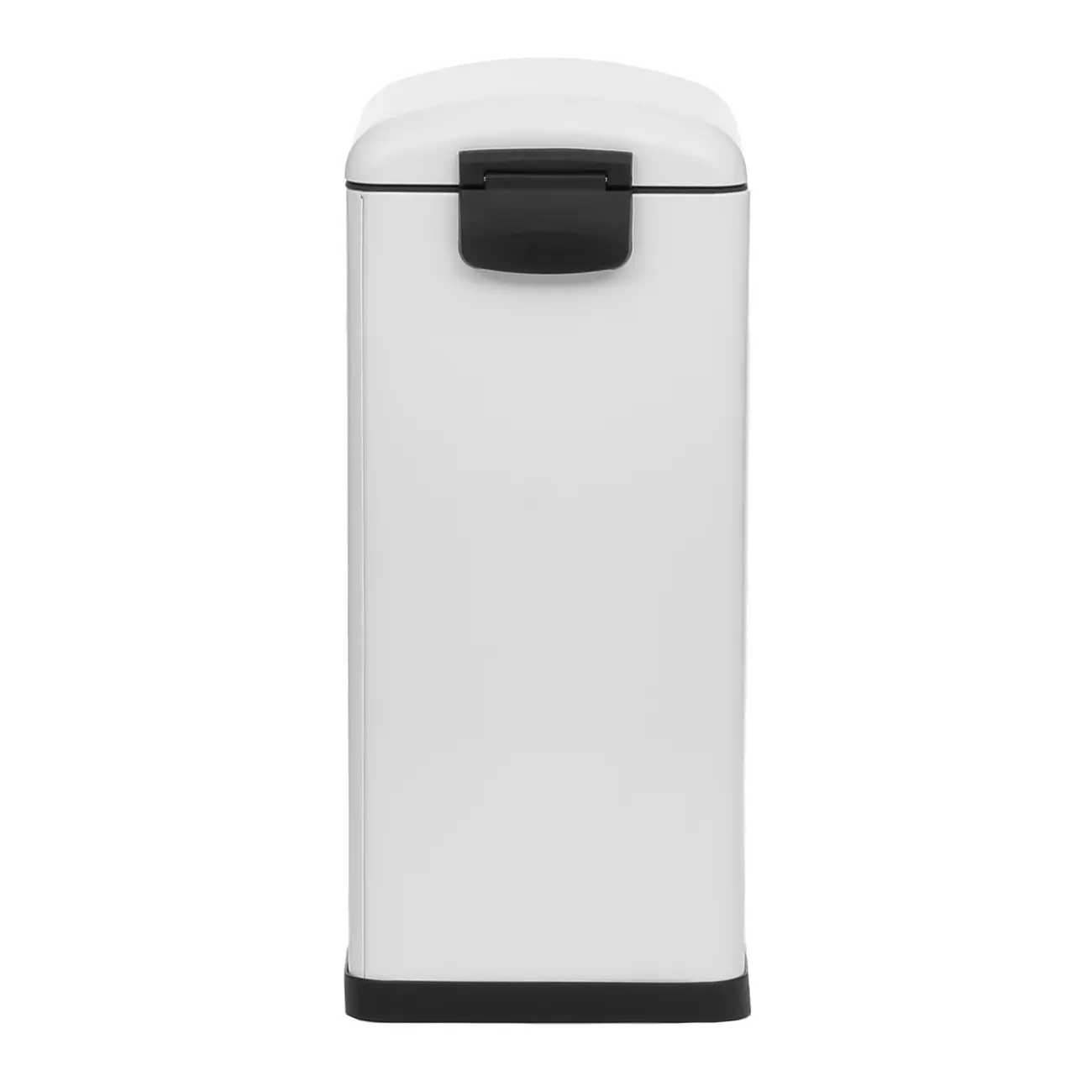 LIXEIRA COM PEDAL 40 L GIBBOUS - BRANCO BRILHANTE/INOX - Foto 9
