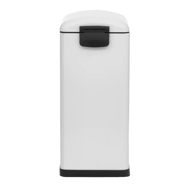LIXEIRA COM PEDAL 40 L GIBBOUS - BRANCO BRILHANTE/INOX - Foto 9