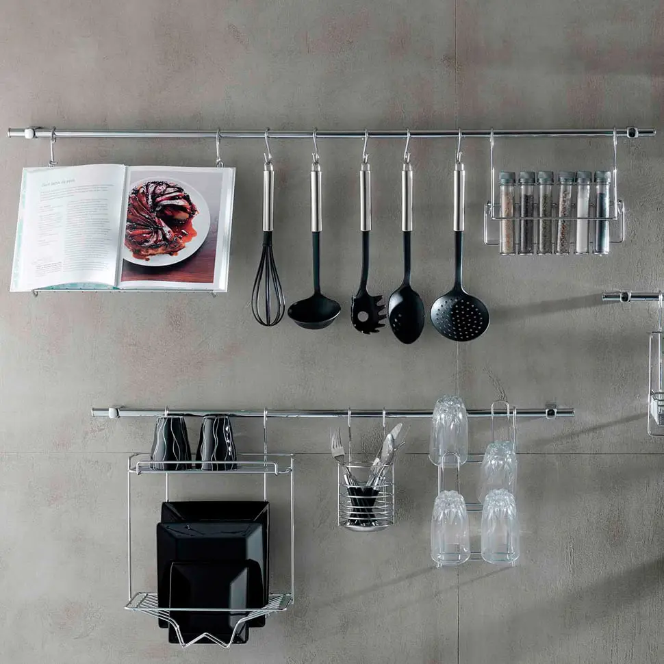 COLHER 34 CM ELLIP NYLON - PRETO/INOX - Foto 4