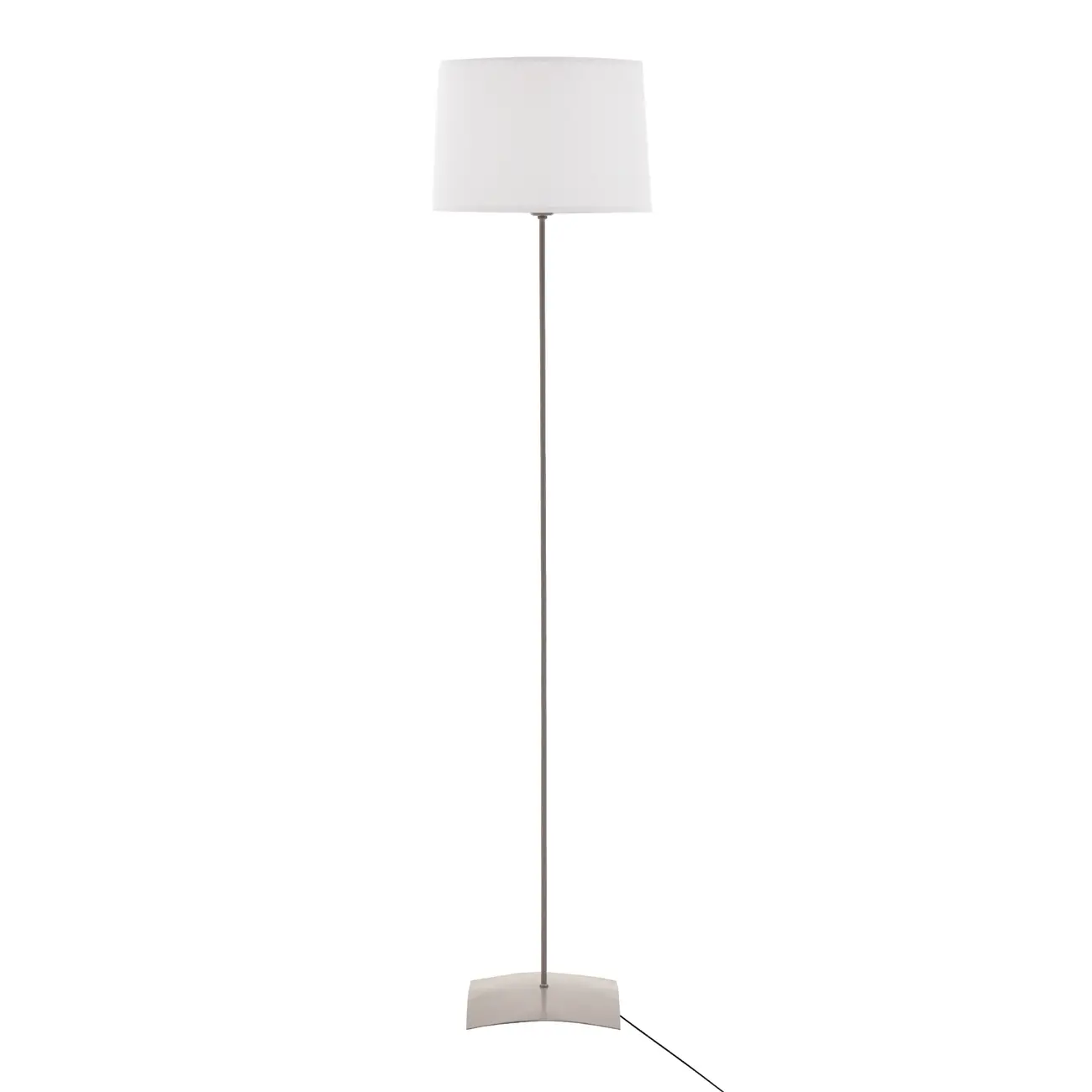 LUMINÁRIA DE CHÃO ALINE C/CÚPULA K - ARGILA/BRANCO - Foto 1