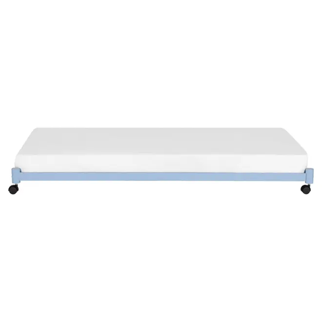 CAMA DE SOLTEIRO INFERIOR 78 CM FLAT - AZUL CLARO - Foto 27