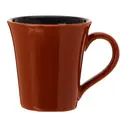 TERRACOTA/PRETO - CANECA 330 ML DEGUSTO