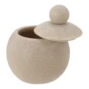 PORTA-ALGODÃO KESHI - BEGE/BRANCO - Foto 4