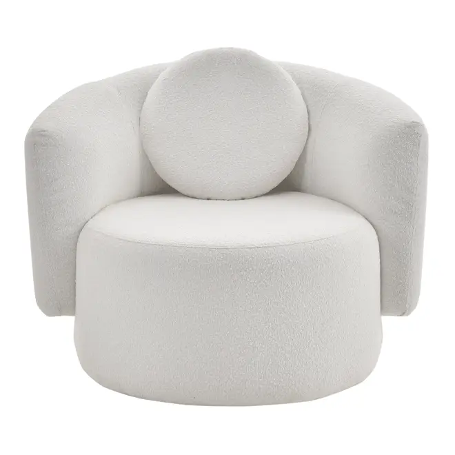 POLTRONA HAGNA - BOUCLÉ BRANCO - Foto 1