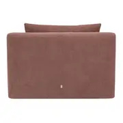 MÓDULO SOFÁ 1 LUGAR ASSENTO 75 CM SHIRO - QUARTZO ROSA - Foto 5