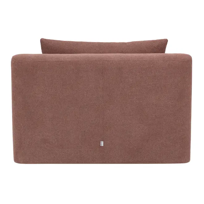 MÓDULO SOFÁ 1 LUGAR ASSENTO 75 CM SHIRO - QUARTZO ROSA - Foto 5