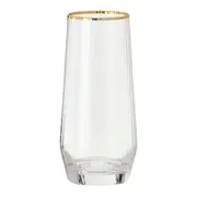 COPO LONG DRINK 400 ML RUTILO DOURADO - INCOLOR/DOURADO - Foto 1
