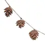 CORDÃO DECORATIVO PINHAS HOHO HOME - CASTANHO - Foto 2