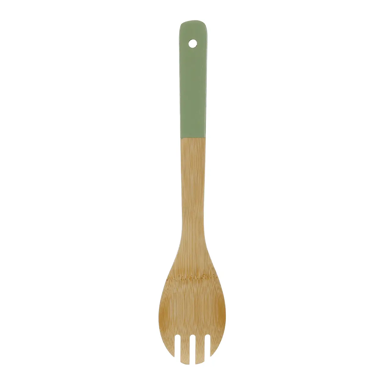 PEGADOR DE MACARRÃO 30 CM BAMBUMIX - SÁLVIA/NATURAL - Foto 4