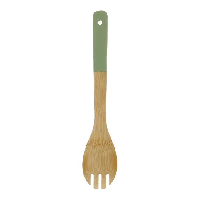 PEGADOR DE MACARRÃO 30 CM BAMBUMIX - SÁLVIA/NATURAL - Foto 4