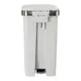 LIXEIRA COM PEDAL 15 L DAY USE - BRANCO/INOX - Foto 9