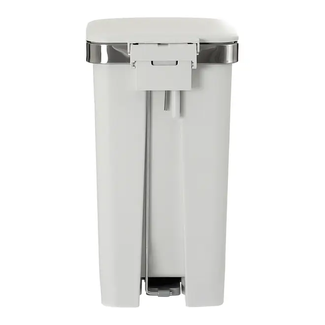 LIXEIRA COM PEDAL 15 L DAY USE - BRANCO/INOX - Foto 9
