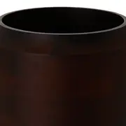 VASO DECORATIVO 20 CM BROMLEY - ENCERADO CASTANHO - Foto 4