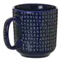 CANECA 300 ML TUDO OU TUDO - AZUL COBALTO/BRANCO - Foto 5