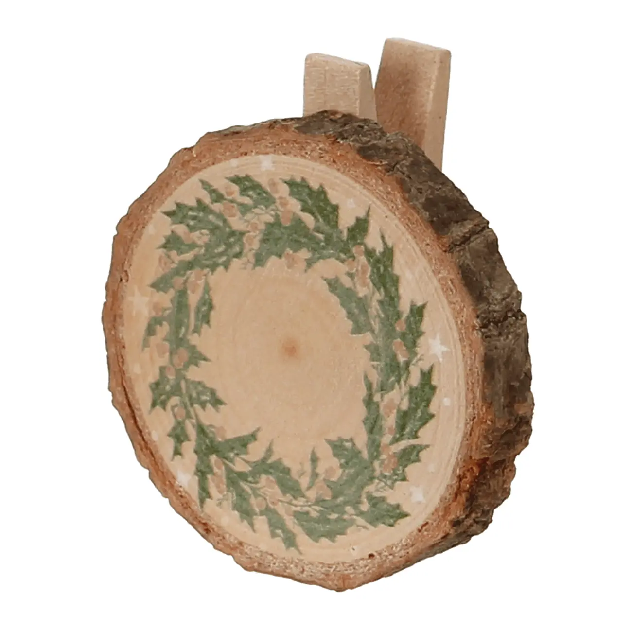 KIT COM 6 PRENDEDORES VILAREJO NOEL - CASCA DE URUCUM/CIPESTRE - Foto 3
