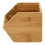 ORGANIZADOR EMPILHÁVEL 17 CM X 15 CM BAMBOO - BAMBU - Foto 4