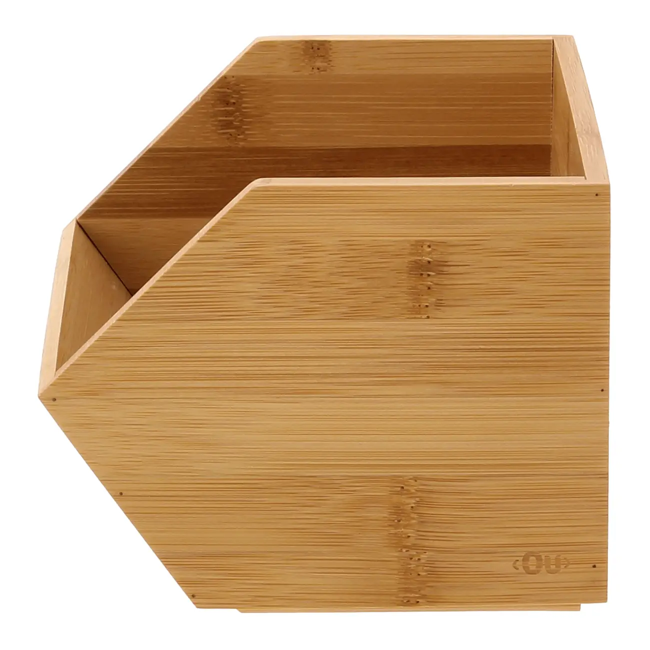 ORGANIZADOR EMPILHÁVEL 17 CM X 15 CM BAMBOO - BAMBU - Foto 4