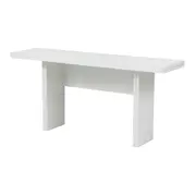 MESA DE JANTAR DOBRÁVEL 1,60 M X 42 CM/85 CM FLIP-FLOP - BRANCO - Foto 2